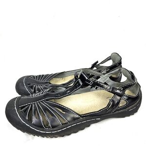JBU by Jambo‎ Dove Mary Jane Black Flat Shoes Memory Foam Women's Size 9
